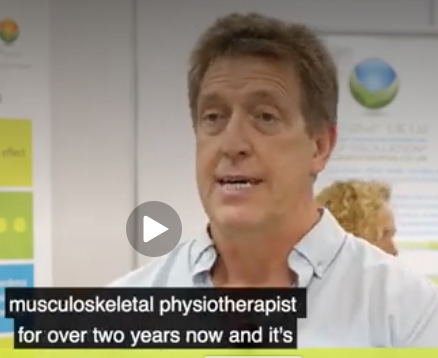Chris Boynes, Consultant Chartered Sports & Spinal Physiotherapist Talks Deep Oscillation